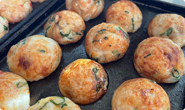 ここのたこ焼きは“何もつけなくても美味しい”